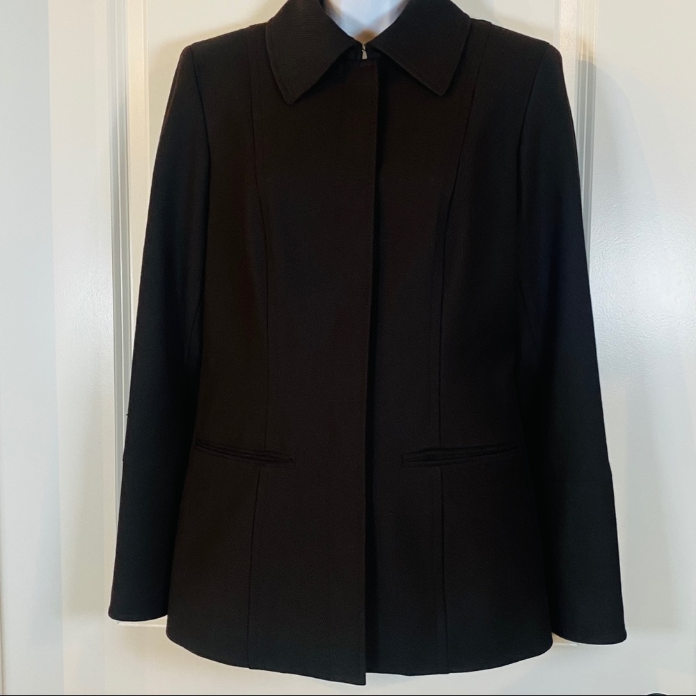 Etcetera Black Blazer Jacket Size 6 - image 2